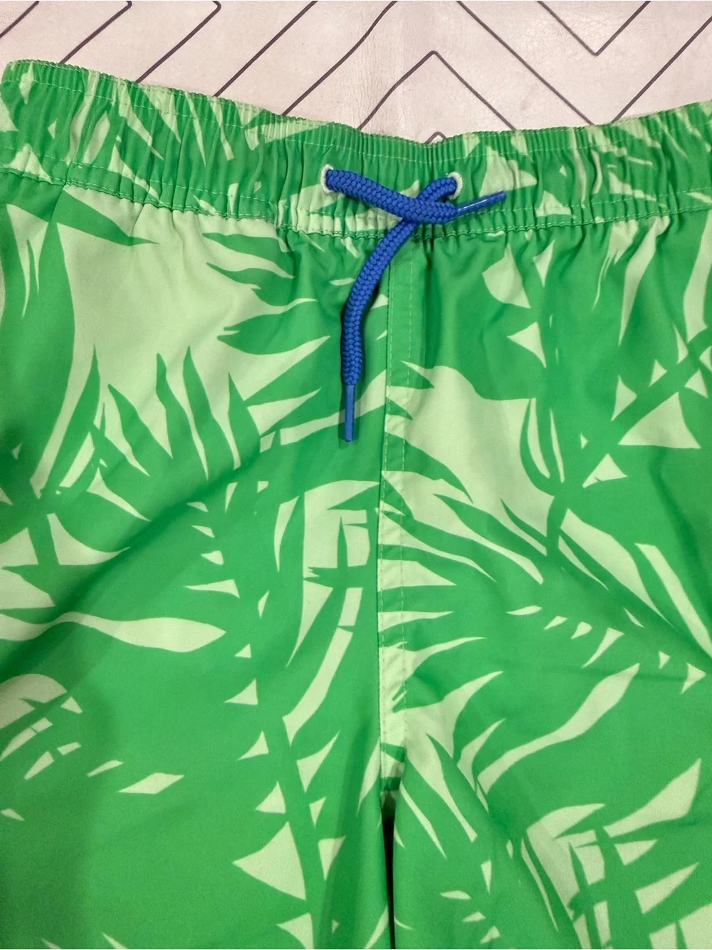Vineyard Vines Green Tropical Swim Shorts